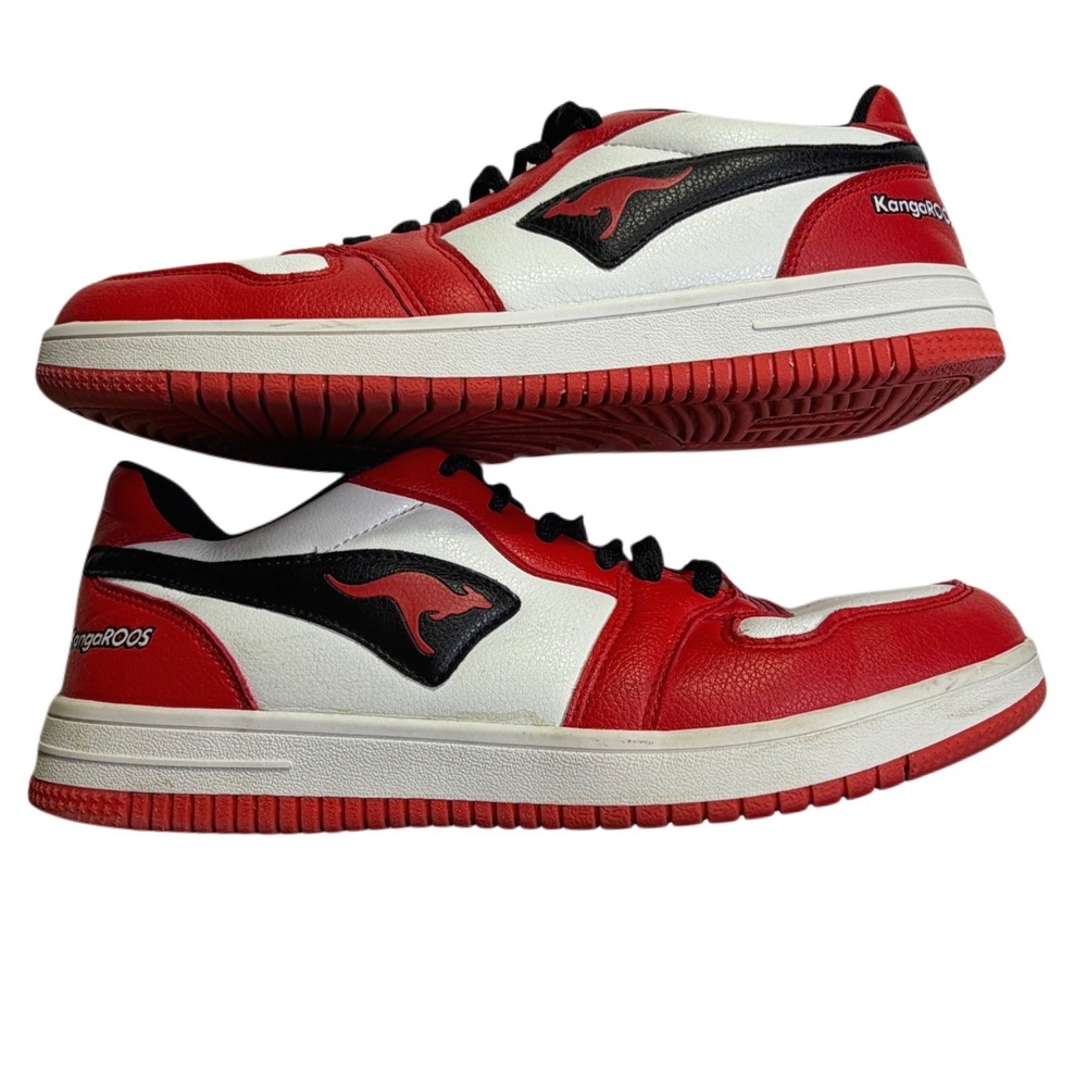 Men's 8.5 / Women's 10 KangaROOS K-Watch Board Red White Black Sneakers